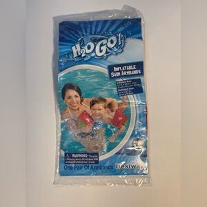 NWT Bestway H2OGO! Kids Inflatable Armbands Swim Floaties Watermelon Ages 3-6